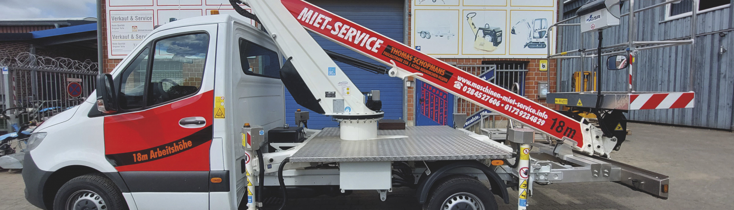 Autoarbeitsbühne 18m Arbeitshöhe